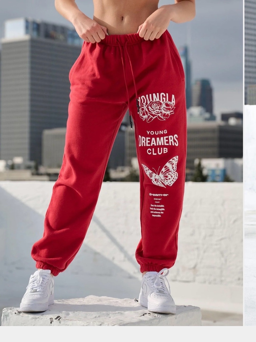 YoungLA Dreamers Club Graphic Sweatpants - w sml